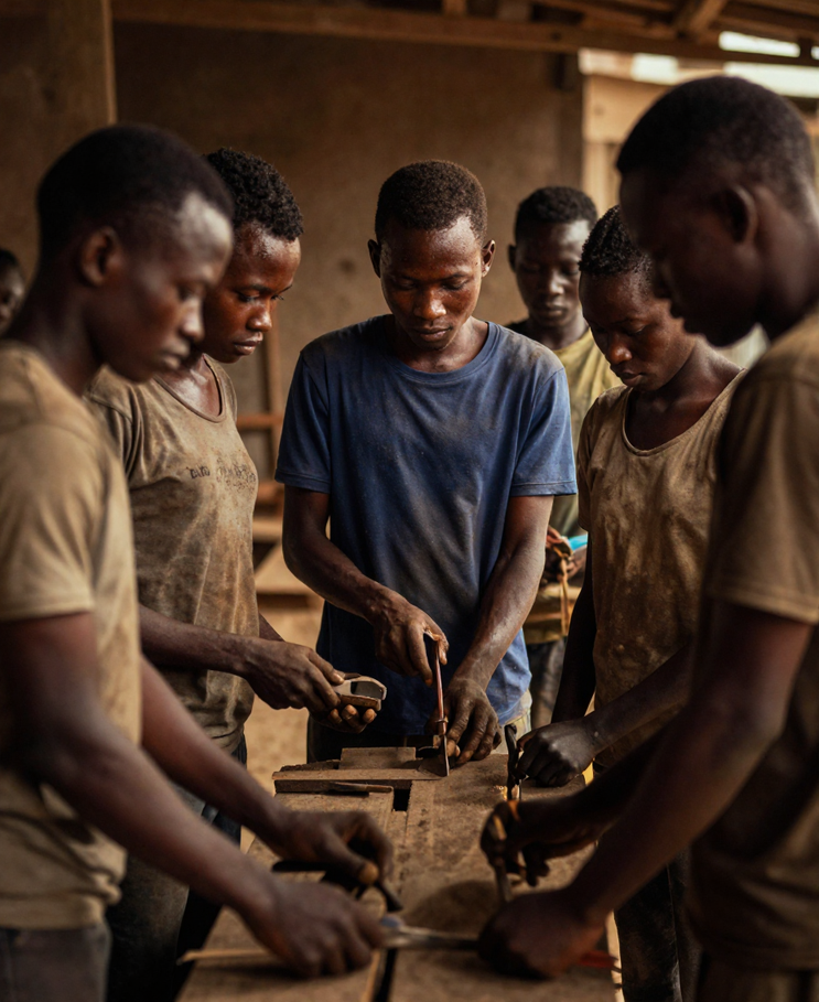 Industrial fabrication, welding, and energy infrastructure construction team