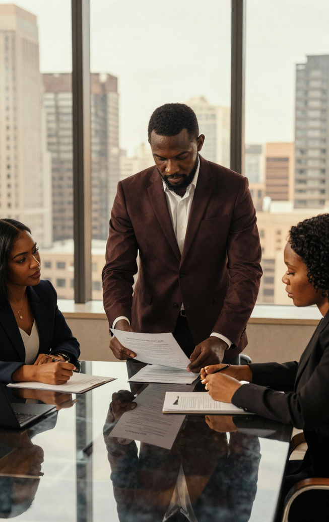 Institutional executives in an economic ownership boardroom